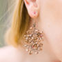 Violette Rose Gold Chandelier Earrings, thumbnail 1 of 3
