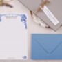 A5 Personalised Letter Writing Paper Oriental Florals, thumbnail 4 of 4