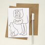 Off To University Funny Card From The Dog, thumbnail 1 of 4