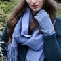 Personalised Cashmere Wool Gloves Scarf Gift Box Set, thumbnail 4 of 11