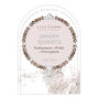 Smoky Quartz And Silver Beads Healing Crystals Bracelet Gift, thumbnail 2 of 6