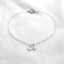 Personalised Tiny Star Bracelet, In Sterling Silver, thumbnail 2 of 4