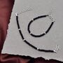 Classic Black Beaded Kids Nazaria Bracelet/Anklet, thumbnail 3 of 4