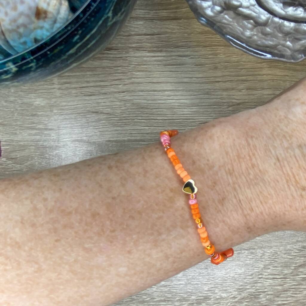 Orange Sacral Chakra Bracelet With Carnelian By CLARKE PALMER ...