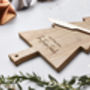 Christmas Personalised Wooden Chopping Board, thumbnail 10 of 10