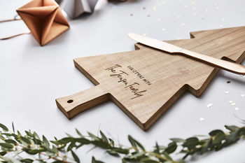 Christmas Personalised Wooden Chopping Board, 10 of 10