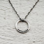 Men's Personalised Circle Pendant Necklace, thumbnail 2 of 5