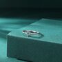 Sterling Silver Tiny Star Of David Adjustable Ring, thumbnail 3 of 11