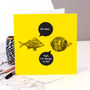 Funny Card 'Yeah, I'm Allergic To Fish', thumbnail 1 of 3