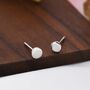 Pair Of Sterling Silver Round Dot Stud Earrings, thumbnail 2 of 12