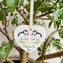 Puffin Ceramic Heart Decoration, thumbnail 6 of 7
