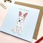 Festive West Highland Terrier Christmas Card, thumbnail 2 of 2