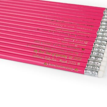 Personalized Pink Pencils, 11 of 11
