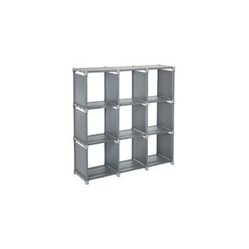 Nine Cubes Bookshelf Organiser Storage Shelves Rack, 4 of 7