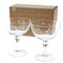 Etched Star Coupe Cocktail Glasses, thumbnail 4 of 4