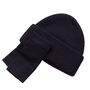 Cashmere Ribbed Beanie And Wrist Warmer Set, thumbnail 4 of 5