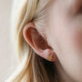 Mismatched Daisy And Bee Stud Earrings, thumbnail 3 of 12
