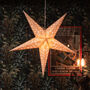 Large Handmade Fairly Traded Paper Star, thumbnail 1 of 4