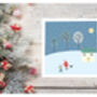 Winter House Xmas Card Pack Of Five, thumbnail 1 of 2