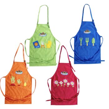 Personalised Childs Garden Apron And Gloves, 6 of 6