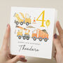 4th Birthday Card Boy, thumbnail 1 of 7
