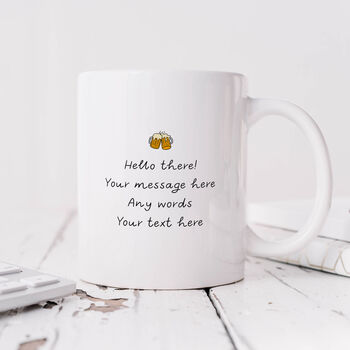 Personalised Mug 'Cheers To A Brilliant Son', 2 of 3