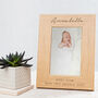 Personalised Engraved Frame For New Baby Boy, thumbnail 5 of 9