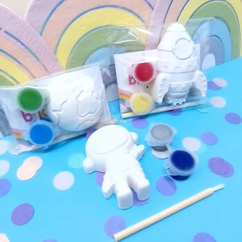 Paint Your Own Space Shapes Craft Kit Party Bag Fillers, 4 of 4