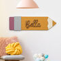 Personalised Giant Wooden Pencil Sign, thumbnail 1 of 3
