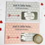 Just A Little Note… Personalised Scratchcard, thumbnail 3 of 9