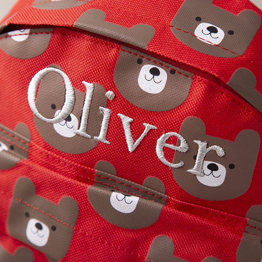 Personalised Red Bear Backpack By My 1st Years