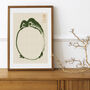 Japanese Woodcut Grumpy Frog Prints, thumbnail 4 of 5