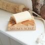 Personalised Oak Wooden Soap Dish Holder, thumbnail 1 of 4