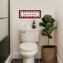 Hey Sweet Cheeks Bathroom Print, thumbnail 8 of 9