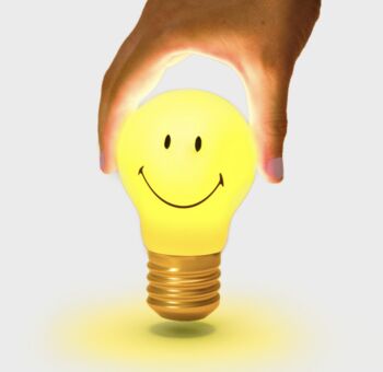 Cordless Smiley® Edison Lightbulb, 4 of 4