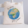 'Respect Your Mother' Earth Tote Bag, thumbnail 1 of 2
