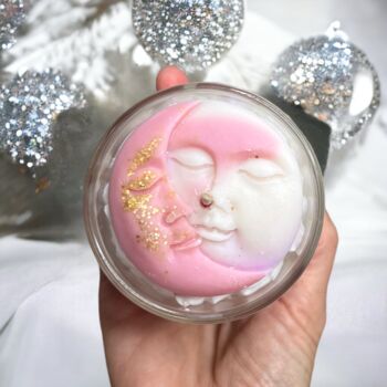 Handmade Bespoke Luxury Whipped Wax Pink Xmas Candle, 11 of 11