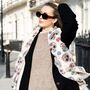 Sugar Skulls Halloween Print Scarf In Personalised Gift Box, thumbnail 1 of 4