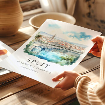 Split Croatia Travel Print, 2 of 7