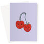 Cute Cherries Engagement Card, thumbnail 2 of 2
