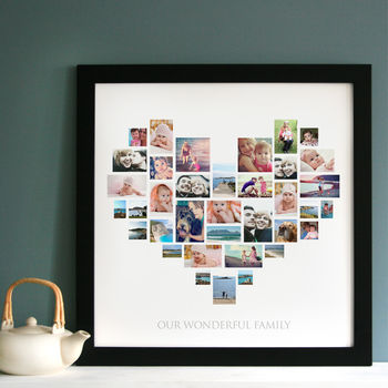 Personalised Heart Photo Collage, 2 of 12