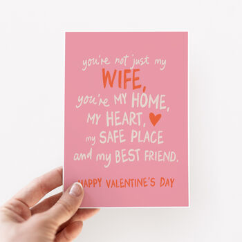 Not Just My Wife Sentimental Valentine's Day Card, 4 of 4