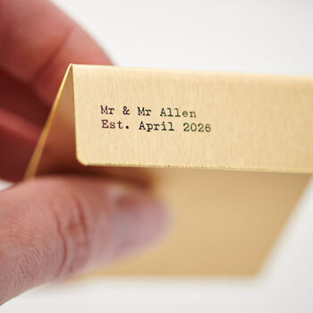 Personalised Miniature Brass Photo Print, 3 of 11