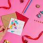 Set Of Three Colour In Christmas Cards, thumbnail 2 of 7