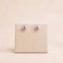 5mm Sterling Silver Grey Pearl Stud Earrings, thumbnail 3 of 6