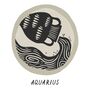 Aquarius Zodiac Coin Pendant Necklace, thumbnail 4 of 5