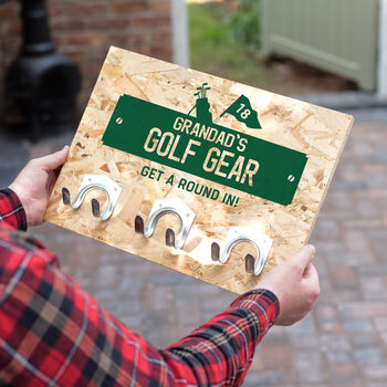 Personalised Golf Gear Hooks, 4 of 5