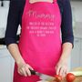 Adults Personalised Name Apron, thumbnail 3 of 9
