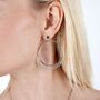 Waterfall Circle Earrings, thumbnail 3 of 3