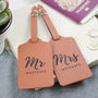 Personalised Mr And Mrs Luggage Tag, thumbnail 1 of 8